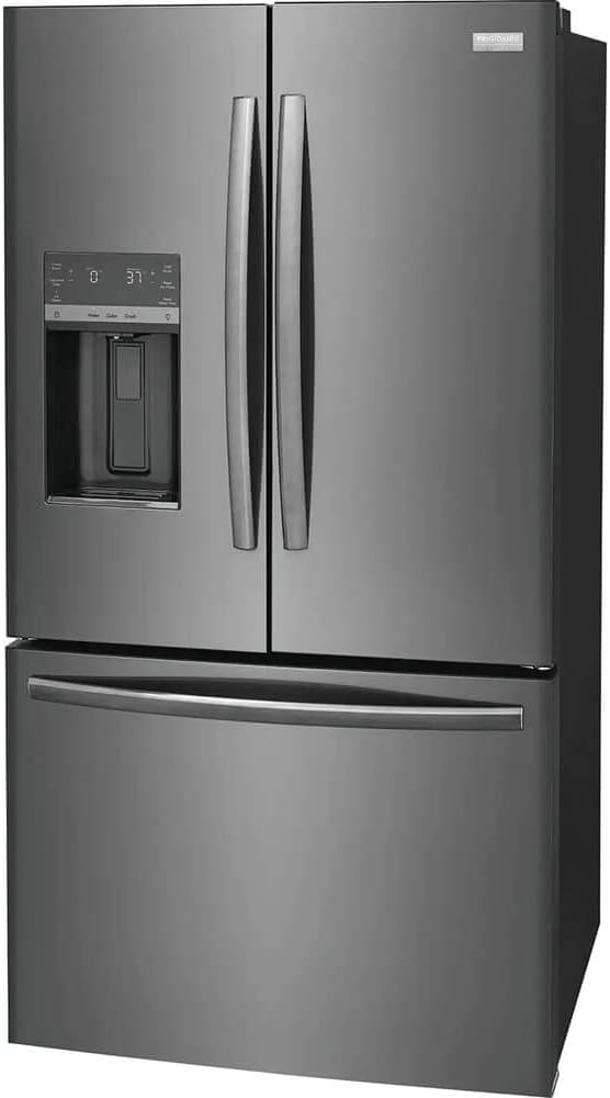 Frigidaire Gallery 27.8 cu. ft. French Door Refrigerator in Black Stainless Steel GRFS2853AD on Fridge.com