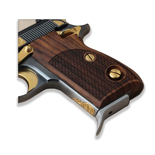 Beretta 70/71 Pistol Grips - Handmade Walnut Wood Replacement Grips