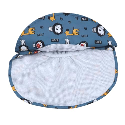 Baby Sun Hat with Neck Flap, Breathable Mesh UPF 50+ Sun Protection Cap Cute Cartoon Summer Beach Hat for Boys Girls3