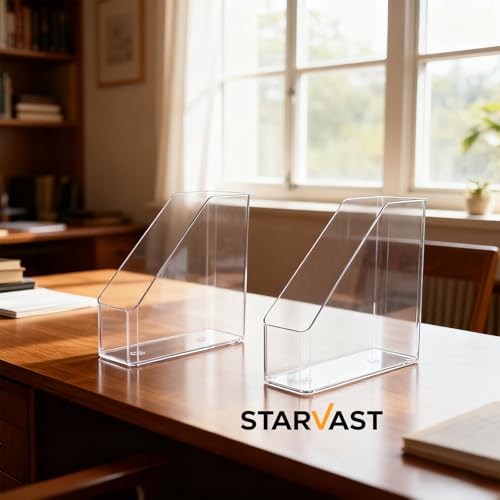 Organiseur de documents A4 STARVAST transparent au design moderne - 4