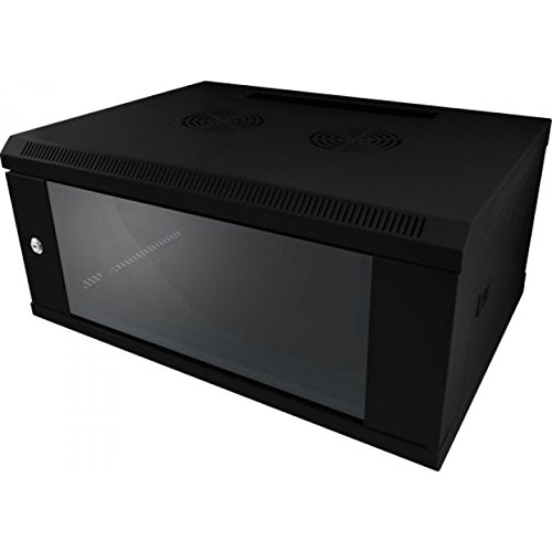 Allnet ALL-SMC6406SCHWARZ Armario Rack Bastidor de Pared 6U Negro - Estantería (Rack montado en La Pared, 6U, 50 kg, Negro, Acero, Pasivo)