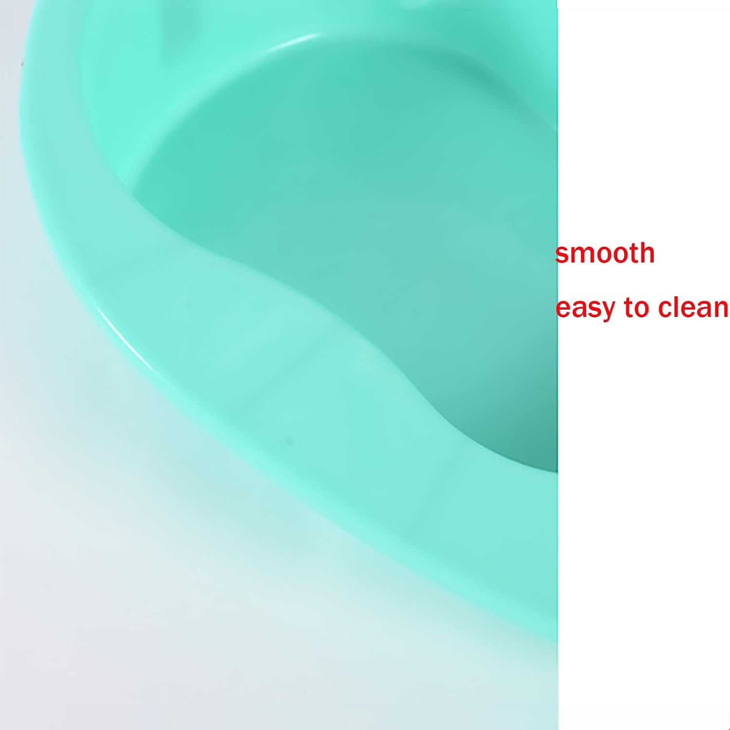 Bedpan, Heavy Duty PP Bed Pans Urinal Bedside Patient Toilet with lid and Handle Suitable for Pregnant Women and The Elderly(Without Cover)
