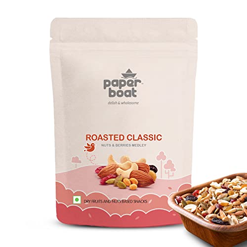 Image of Paper Boat Roasted Nuts Combo | Roasted Almonds, Mixed Nuts & Nuts Supermix (3 X 200gms)