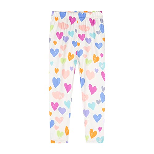 Image of Mud Kingdom Little Big Girls Leggings Cute Printing Polyester Stretchy Fashion Spring Summer