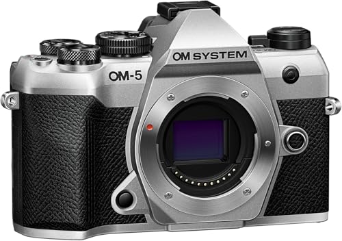 Image of OM SYSTEM OM-5 Mark II Micro Four Thirds Camera, 20 MP Live Mos Sensor, 5-Axis Image Stabilization, IP53 Weather-Sealed, 50 MP High Resolution Pulse Shooting, Silver