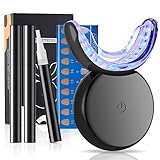 Teeth Whitening Kit, EOSVAP Bleaching Zähne mit 32X LED Licht und 3 Zahnaufhellung Gel, Effektiv Zähne Aufhelle, Zahnaufhellung zu Hause