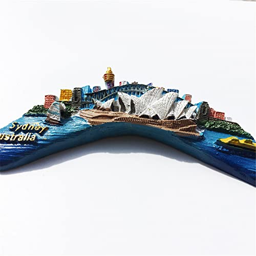 Imán 3D Sydney Australia para refrigerador miniatura 5
