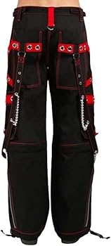 Men Handmade Bondage Trouser/Shorts Punk Rock Transformer Black