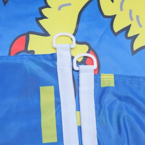 Drapeau Franche-Comté maille bloquée 150x90 cm haute résistance pour extérieur - 3