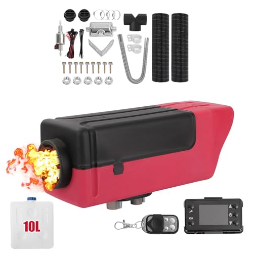 Trintion 12 V 5 kW Luft-Diesel-Heizung LCD-Schalter, Fernbedienung Luft-Zusatzheizung 10 l Tank-Parkheizung universelle tragbare Heizung für Wohnmobile LKWs Busse Boote Tourenwagen Wohnwagen
