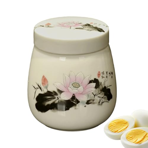 Hueveras - Portahuevos de cerámica | Portahuevos de porcelana - Cuenco de huevos retro de vapor de 220 ml de cerámica resistente, duradera y elegante, ideal para desayuno, cocina, hogar, res