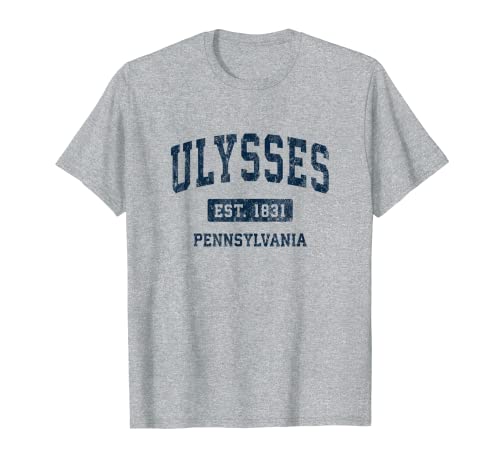 Ulysses Pennsylvania PA Vintage Athletic Sports Design T-Shirt