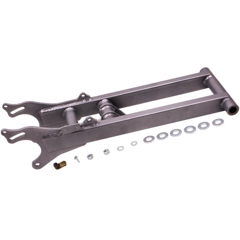 4 Inch Silver Bracket with Skid Plates Extended for Banshee YFZ350 Swingarm Compatible with YFZ350