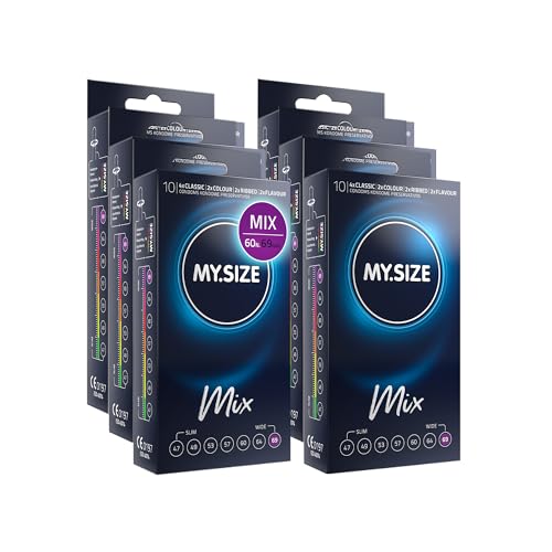 My.Size Mix Preservativi misura 7, 69 mm, pacco convenienza, 60 Pezzi