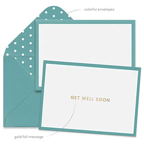 24 Pack Greeting Note Cards Rainbow Colors, Assorted All Occasion- Happy Birthday, Congratulations, Thank You, Get Well Soon, Thinking of You, Sympathy- 4.75 x 3.25 inches, Colorful Envelopes Included
