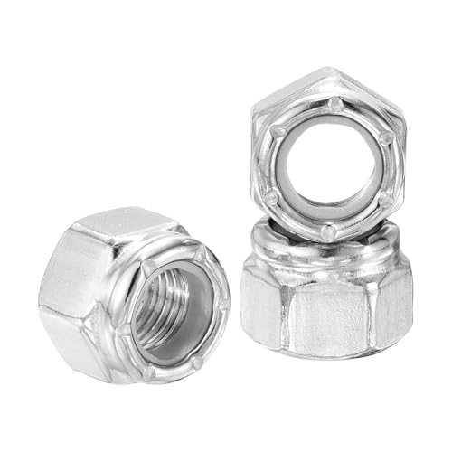 Kozelo Écrous hexagonaux nylon 3/8-24 acier inox 10pcs