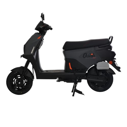 Image of OOWAH MAX Electric Scooter | 145 km ARAI range | 5 hr Fast Charging Safe LFP Battery with 5-Year / 75,000 km Warranty Color : Midnight Grey (Ex Showroom)