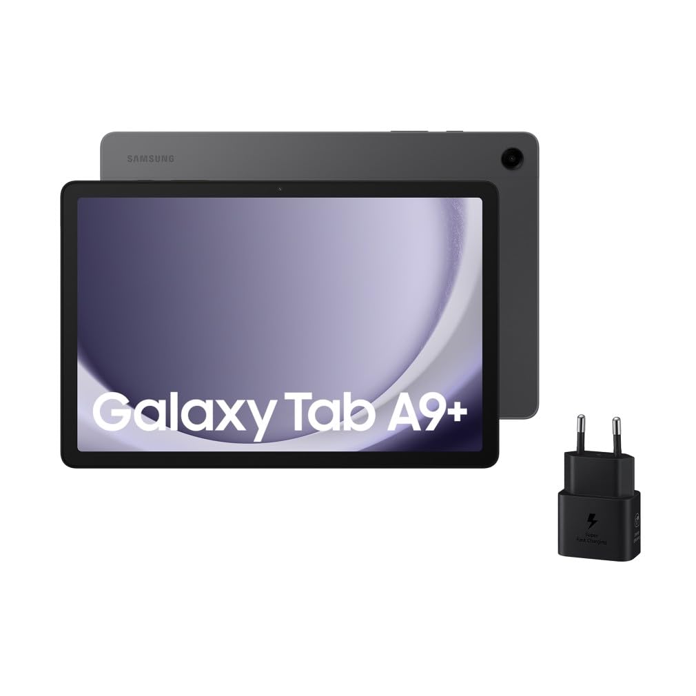 Samsung Galaxy Tab A9+ Tablet 128 GB WiFi 11" Pantalla Android Gris