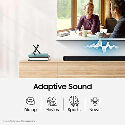 Image of Samsung 656 W 11.1.4ch (HW-Q990C /XL) Q-Symphony Soundbar Wireless Subwoofer, Top /Centre /Side Firing Speakers, Wide Range Tweeter, Wireless Rear Speaker, Dolby Atmos, Built-in Alexa, AirPlay2, Wi-Fi