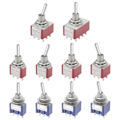 Interrupteur à bascule AC 250V 3A miniature MTS-102 pour réparation électronique