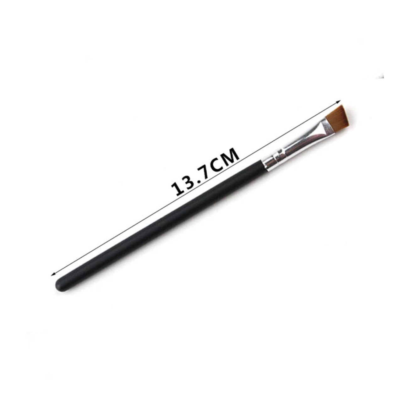 IWOWHERO 10pcs Mini Makeup Brushes Set Micro Eyebrow Brush for Travel Home Salon