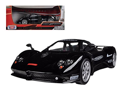 Modelo de coche Pagani Zonda F Nurburgring 1:24 negro miniatura 1