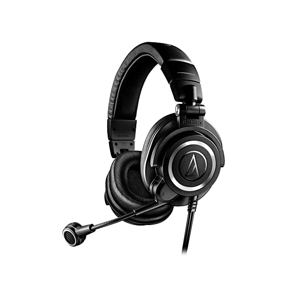 Audio-Technica ATH-M50xSTS XLR StreamSet Streaming Headset, Black, Adjustable