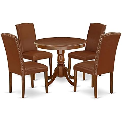 East West Furniture Antique 5 Piece Dining Set Cover