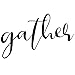 CrafteLife Gather Wall Decal | Large (21x13 inch) Wall Sticker | Home Decor Vinyl Wall Quote | Easy Install Gather Sign Wall Decor Sticker | Living Room Kitchen or Dining Room Decoration | Wall Quote