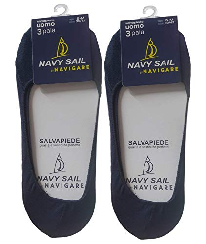 Salvapiede Uomo 6 paia, sottopiede invisibile