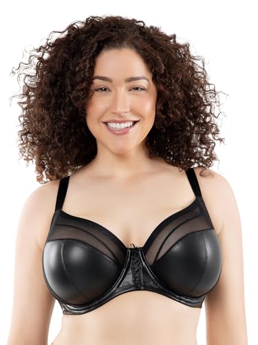 PARFAIT Stevie Faux Leather Full Busted Unlined Non-Padded Underwired Bra2