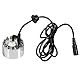 Acouto Nebelmaschine, 24 V Farbwechsel Ultraschall-Nebelmaschine Wasserbrunnen Teichzerstöuber Luftbefeuchter 12 LED Nebelwasserbrunnen Party(2)
