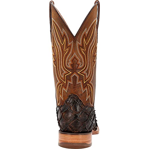 Image of Durango Premium Exotics Dark Brown Pirarucu Western Boot