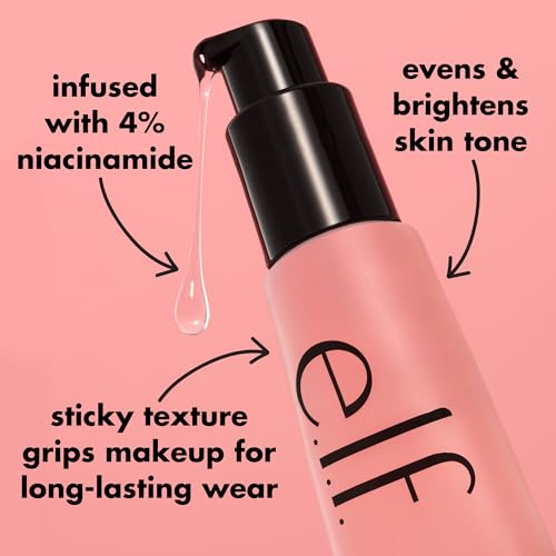 E.L.F. 81517 Power Grip Primer + 4% Niacinamide, Gel-Based & Hydrating Face Primer, Evens Skin & Brightens, Grips Makeup thumb #4