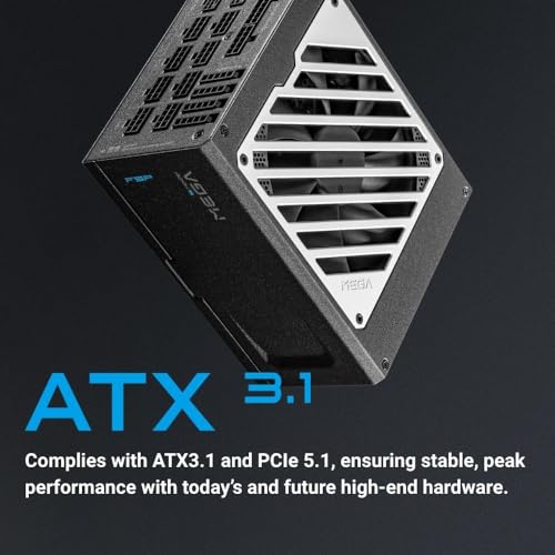 Image of FSP MEGA TI 1650W Power Supply, 80 Plus & Cybenetics Titanium, Lambda A++, ATX3.1 & PCIe 5.1 (12V-2x6), Full Modular (MEGA TI-1650W)