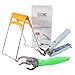 Hot Plate Gripper, SEFONE Stainless Steel Bowl Clip Bonus with a Basting Brush, Kitchen Retriever Tongs Bowl Dish Pan Clip for Cooking (3 Pack)