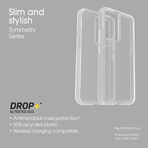 OtterBox Galaxy S22 Symmetry Series Case - STARDUST (GLITTER/CLEAR), Ultra-Sleek, Wireless Charging Compatible, Raised Edges Protect Camera & Screen - image 5