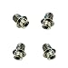 QNINE Replacement HDD Hard Disk Drive Screws Set for Macbook Pro 13" 15" 17" A1278 A1286 A1297 2009-2012, 4pcs T6 Torx Repair Replacement Notebook Laptop PC Computer SSD Mount Screw