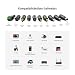HKY 12V Universal Netzteil 3,5A Ladegerät für AVM Fritzbox, Speedport, LCD TFT Monitor, Soundlink, Festplatten, Trekstor Laptop Dockingstation Medion E3216 KOORUI Gaming Monitor 27 Zoll 1080P MG27H11F