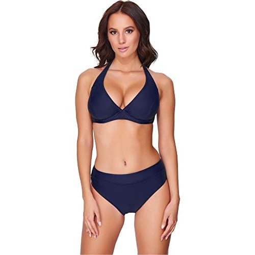 Merry Style Damen Bikini Set 74RN24(Marineblau(6007), Cup 75 H/Unterteil 38)