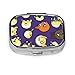 Produktbild Pufferfish Custom Fashion Silber Quadrat Pillendose Medizin Tablet Halter Wallet Organizer Case für Tasche oder Geldbörse