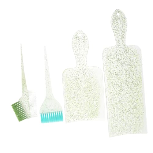 Zerodeko Tavolo Per Tintura Di Capelli Pennello Per Applicazione Di Coloranti Oli e Tinture Design Curvo Ergonomico Per Impugnatura Comoda Separatore Di Capelli Per Lavoro Ordinato