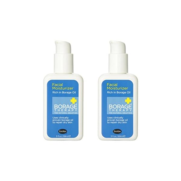 ShiKai Borage Therapy - Daily Facial Moisturizer, 3 Ounces (Pack of 2)