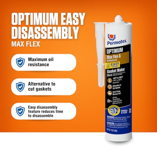 Image of Permatex 27237 Optimum Black Gasket Maker, 13 oz