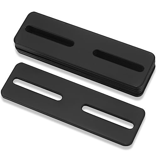 Set of 6 Adjustable Flat Connectors, Flat Repair Plates with Slots, Metal Wood Connectors, Connection Plate - Image 3