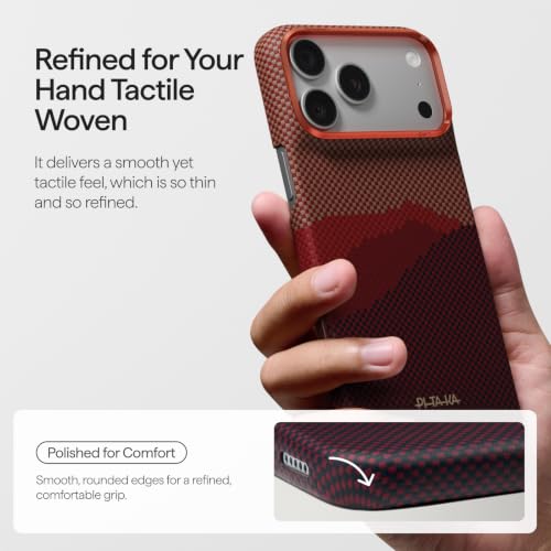 Image of pitaka for iPhone 18 Pro Max Case 6.9 inch, Caseless Feeling, Autumn Dusk