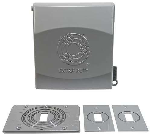 Couvercle de prise électrique étanche extra résistant 40 en 1 en métal