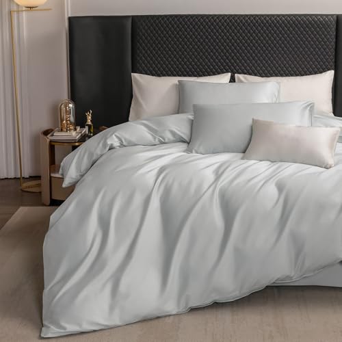 MooMee Duvet Cover Set 100% Extra Long Staple Cotton 600