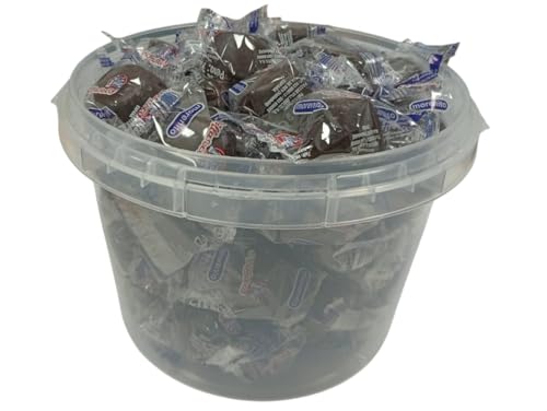 Deliex delicias de Extremadura Mantecados con Cacao, Morenitos o Blanquitos, Pastas Villaseco, Envueltos Individualmente, 1 kg o 1,5 kg (48, Morenitos Chocolate)