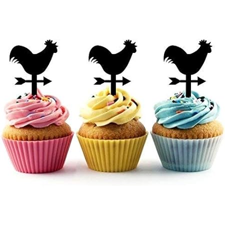 Amazon Com Rooster Weather Vane Silhouette Acrylic Cupcake Toppers 12 Pcs Grocery Gourmet Food Amazon Com Rooster Weather Vane Silhouette Acrylic Cupcake Toppers 12 Pcs Grocery Gourmet Food